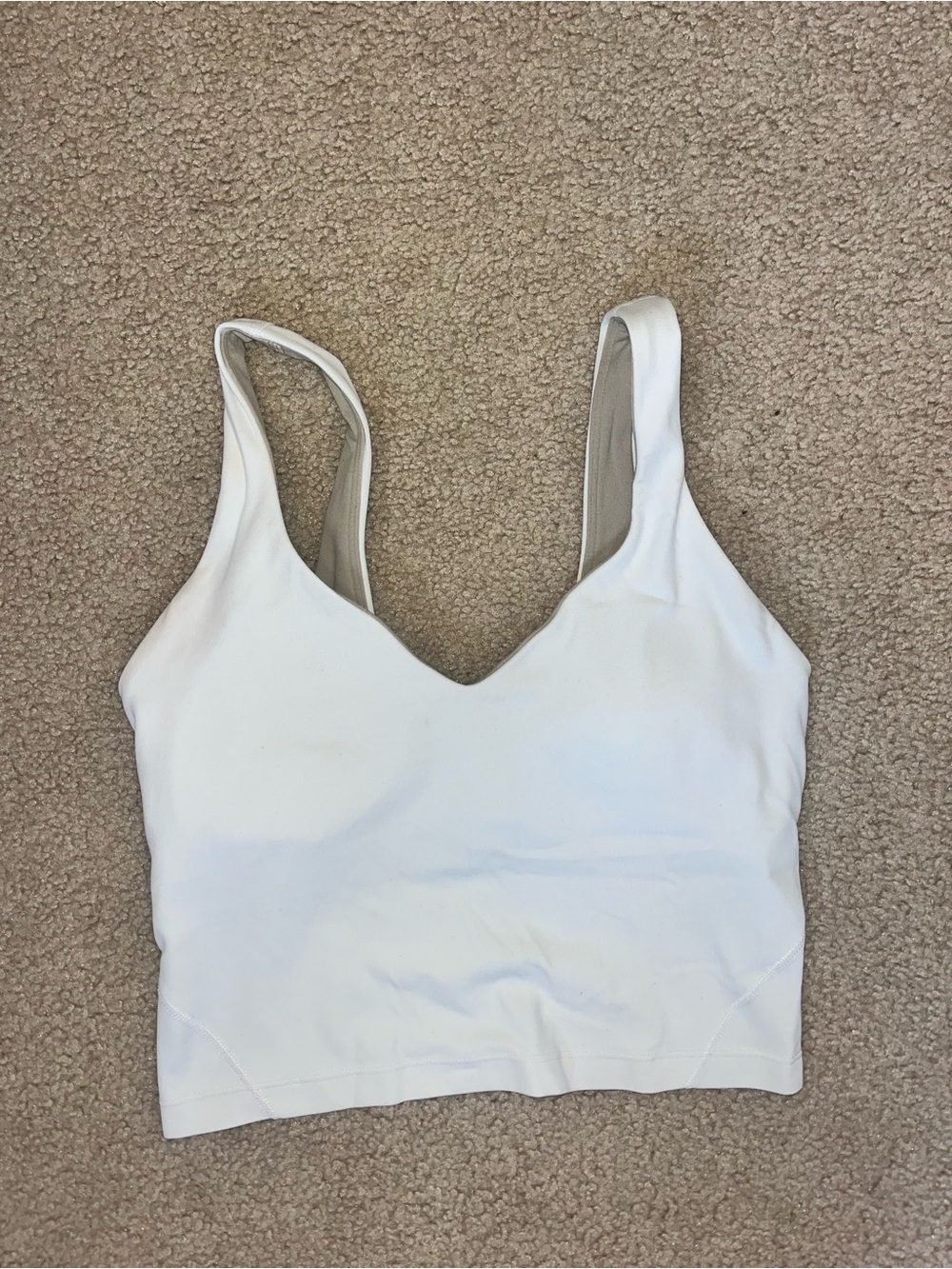 White Size 4 LuluLemon align tank - Size 2